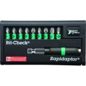 Wera BiTorsion 10 Piece Pozi Impact Set Including Rapidaptor &pound;27.49