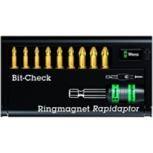 Wera BiTorsion 10 Piece Pozi Set Including Rapidaptor £19.99