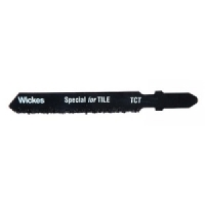 Wickes T Shank Tungsten Carbide Jigsaw Blade For Tile Pack 5