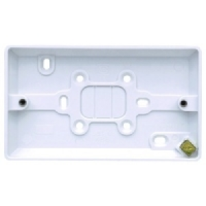 MK Surface Mounted Box Double 16mm K2161RPWHI