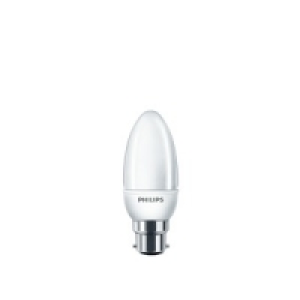 Philips 5W BC CFL Candle Bulb
