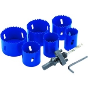 Wickes Multi-Purpose Hole Saw Set 6 Piece