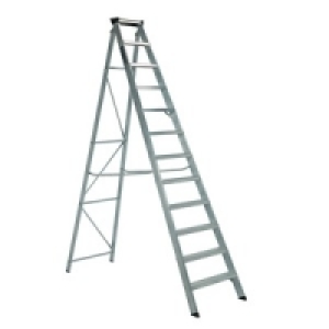 Youngman 12 Tread Industrial Builders Step Ladder