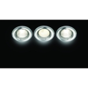 Wickes Energy Efficient Downlight Chrome 4 Pack