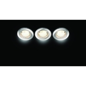 Wickes Fire Rated Energy Efficient Downlight Brushed Chrome  £39.99