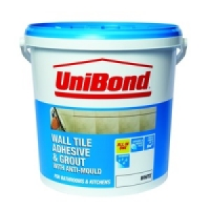UniBond All Purpose Wall Tile Adhesive & Grout White 10L £34.99