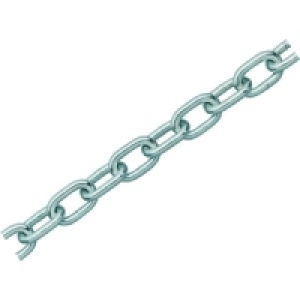 Wickes Zinc Plated Steel Welded Chain 7x28x2000mm £13.69
