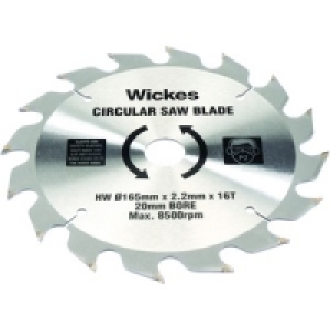 Wickes 20 Teeth Coarse Cut Circular Saw Blade 165x20mm