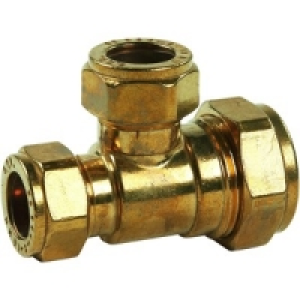 Wickes Compression Reducing Tee 22 x 15 x 15mm