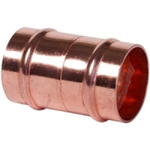 Wickes Solder Ring Coupler 10mm Pack 2