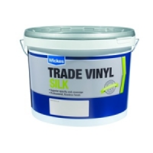 Wickes Trade Vinyl Silk Emulsion Paint Magnolia 10L £32.99