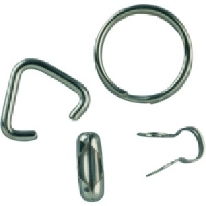 Wickes Nickel Ball Chain Fittings Pack 8