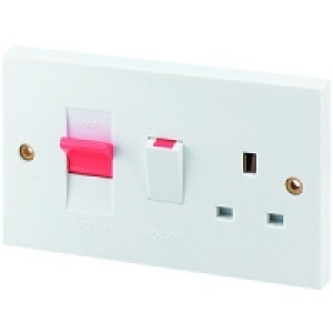 Wickes 45A Cooker Control White £8.69