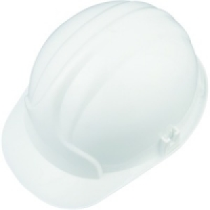 Wickes PVC Safety Helmet White