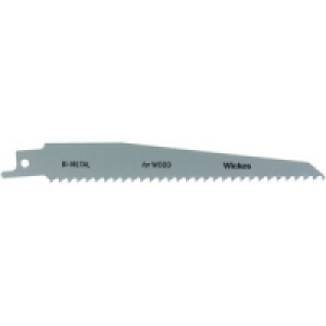 Wickes Reciprocating Saw Blades For Wood 150mm Pack 3 £11.59