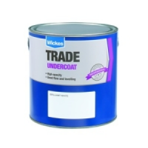 Wickes Trade Undercoat Paint White 2.5L