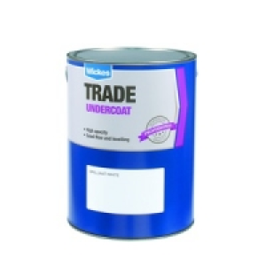 Wickes Trade Undercoat Paint White 5L £25.19