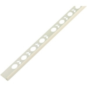 Wickes Tile Trim White PVC 6mmx2.44m £3.49