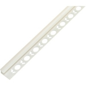 Wickes Tile Trim White PVC 6mmx1.83m