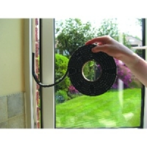 Wickes Extra Thick Draught Seal Black 3.5m