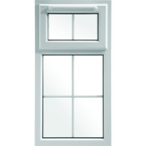 Wickes Georgian Bar uPVC Casement Window White 1010x610mm To