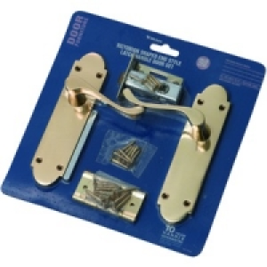 Wickes Prague Latch Handle Set Brass £3.00