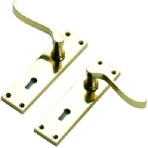 Wickes Paris Scroll Lock Handle Brass £8.39
