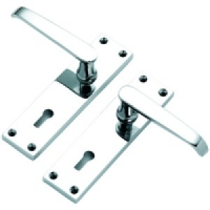 Wickes New York Lock Handle Chrome £9.99