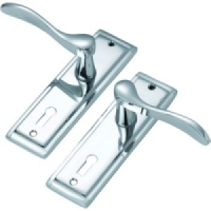 Wickes Madrid Lock Handle Chrome £20.69