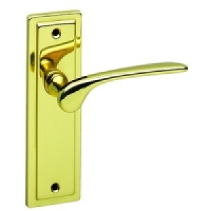 Urfic Como Latch Handle Polished Brass £13.45