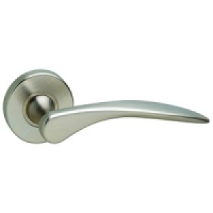 Urfic Fantail Round Rose Latch Handle Satin Nickel &pound;16.20