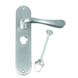 Urfic Knightsbridge Privacy Lock Handle Satin Nickel £17.49
