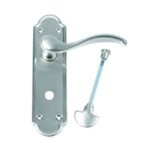 Urfic Lisbon Bathroom Handle Satin Nickel &pound;16.99