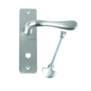 Urfic Victoria Bathroom Handle Satin Nickel &pound;18.99