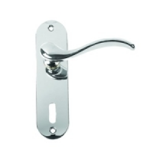 Urfic Geneva Lock Handle Polished Nickel £14.99
