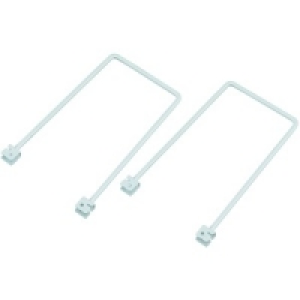 Wickes Twin Slot Flex Bookends 200mm 2 Pack