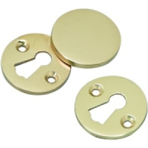 Wickes Open & Closed Escutcheon Brass
