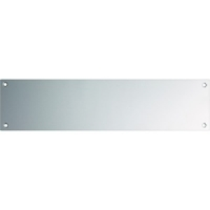 Wickes Finger Plate Aluminium 76x305mm £2.99
