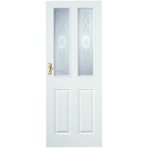 Wickes Stirling Internal Moulded Door White Glazed Primed 4  £81.99