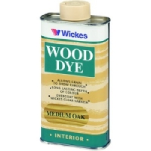 Wickes Wood Dye Medium Oak 500ml