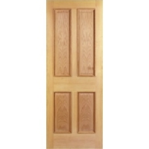 Wickes Denham Internal Oak Veneer Door 4 Panel 1981x610mm &pound;129.00
