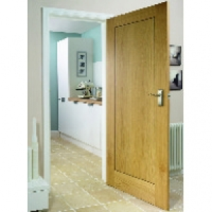 Wickes Gibson Internal Oak Veneer Door Flushed 1 Panel 1981x £135.00