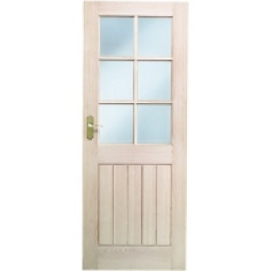 Wickes Geneva Internal Oak Veneer Door Glazed 5 Panel 1981x6 £129.00