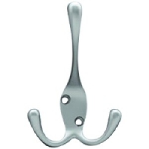 Wickes Three Prong Hook Satin Nickel