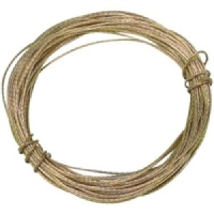 Wickes Picture Wire Brass Plated 6m