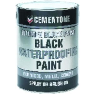 Cementone General Purpose Bituminous Black Paint 2.5L £12.99