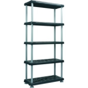 Wickes 5 Tier Heavy Duty Plastic Shelving Unit £39.99