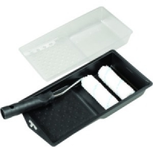 Wickes Microfiber Roller & Tray Set 100mm