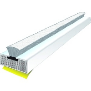 Wickes Intumescent Fire & Smoke Seal White 10x4x2100mm Door