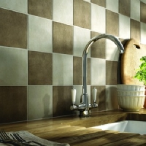 Wickes Tuscan Rustic Beige Satin Ceramic Wall Tile 148x148mm